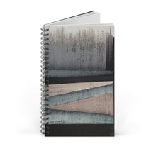 Load image into Gallery viewer, Black &amp; Tan Spiral Journal
